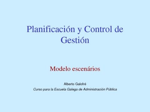Dirección e xestión pública (III): planificación estratéxica pública - Curso para obtención do diploma de directivos da Xunta de Galicia